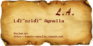 László Agnella névjegykártya